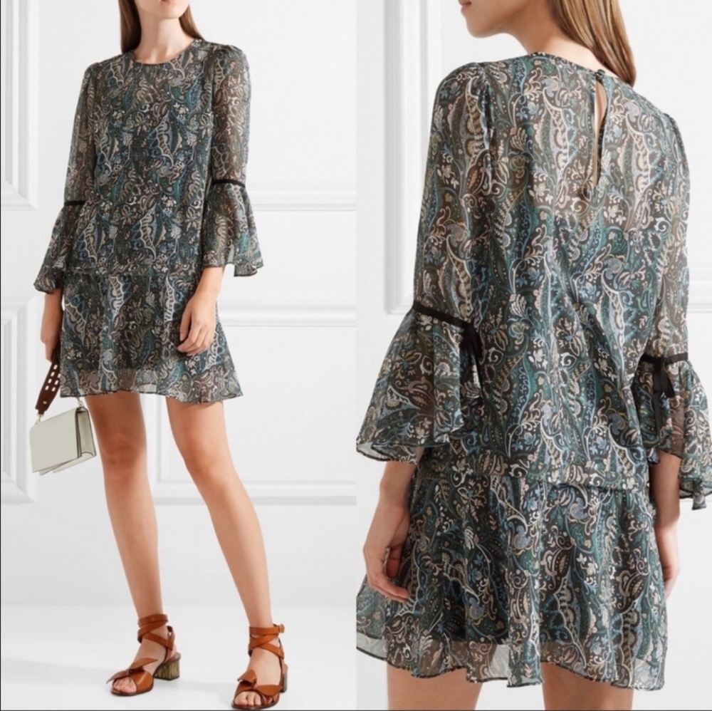VERONICA BEARD Denver Paisley Dress - Picture 2 of 7
